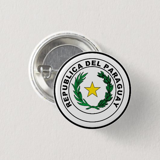 パラグアイ印章 缶バッジ (正面&裏面)
