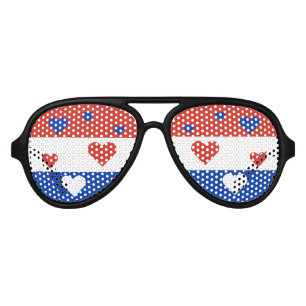 パラグアイ国旗おもしろい愛国心 アビエーターサングラス