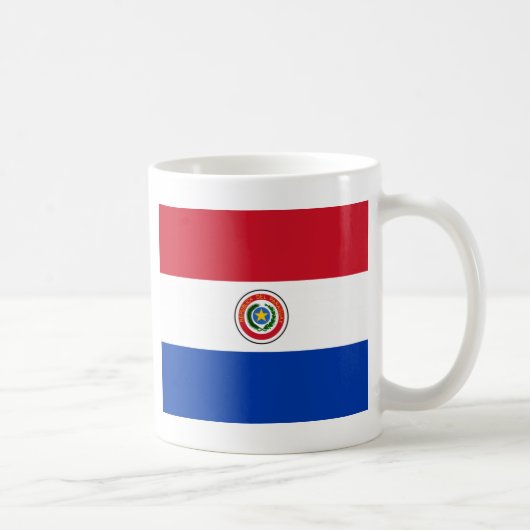 パラグアイ国旗 コーヒーマグカップ (右)