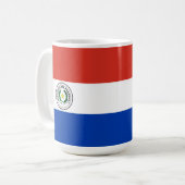 パラグアイ国旗 コーヒーマグカップ (正面左)