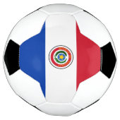パラグアイ国旗 サッカーボール (回転)