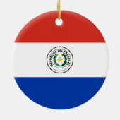 パラグアイ国旗 セラミックオーナメント (裏面)