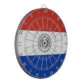 パラグアイ国旗 ダーツボード (正面左)