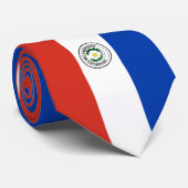 パラグアイ国旗 ネクタイ (ロール)