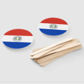 パラグアイ国旗 ハンドファン (組立なし)