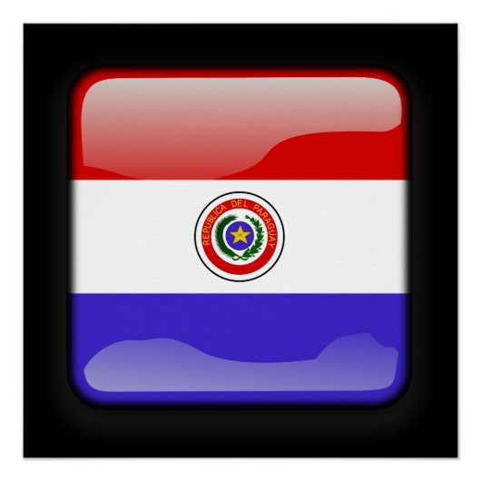 パラグアイ国旗 ポスター (正面)