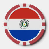パラグアイ国旗 ポーカーチップ (正面)