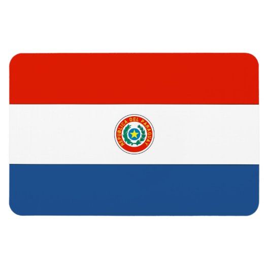 パラグアイ国旗 マグネット (横)