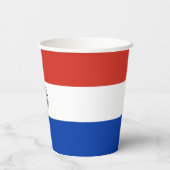 パラグアイ国旗 紙コップ (裏面)