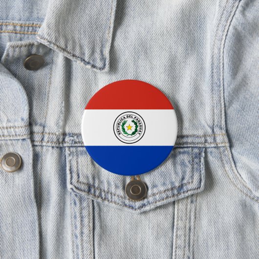パラグアイ国旗 缶バッジ (インサイチュ)