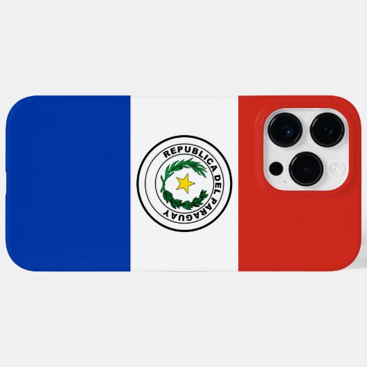 パラグアイ国旗 Case-Mate iPhoneケース (裏面 (横))