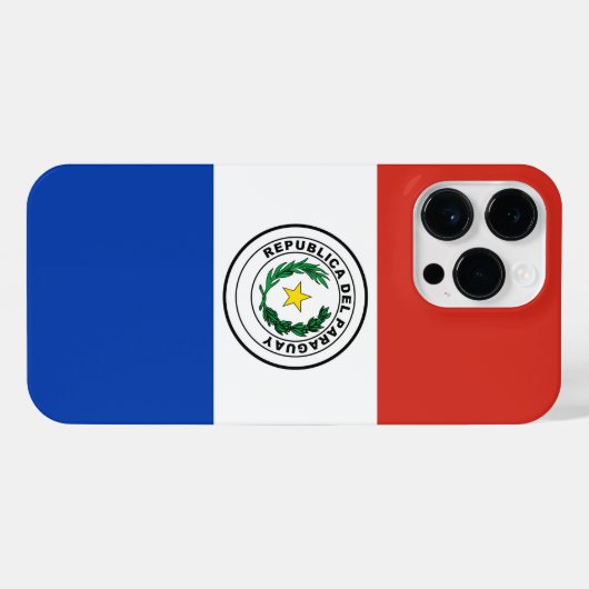 パラグアイ国旗 iPhoneケース (裏面横)