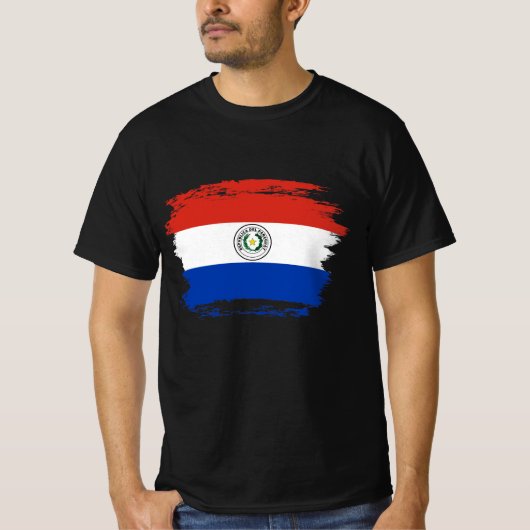 パラグアイ国旗 Tシャツ (正面)