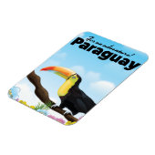 パラグアイ旅行ポスター マグネット (左側)