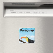 パラグアイ旅行ポスター マグネット (インサイチュ (食洗機))