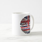パラグアイ英国ツリールーツ国旗 コーヒーマグカップ (正面右)