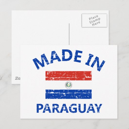 パラグアイ製 ポストカード (正面/裏面)
