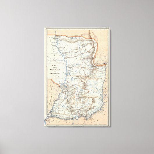パラグアイ キャンバスプリント (正面)