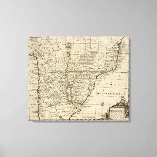 パラグアイ キャンバスプリント (正面)