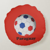 パラグアイ・サッカー ラウンドクッション (裏面)