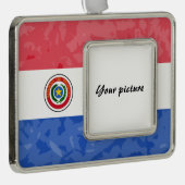 パラグアイ シルバープレートフレームオーナメント (右)