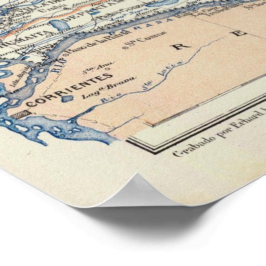 パラグアイ ポスター (角)