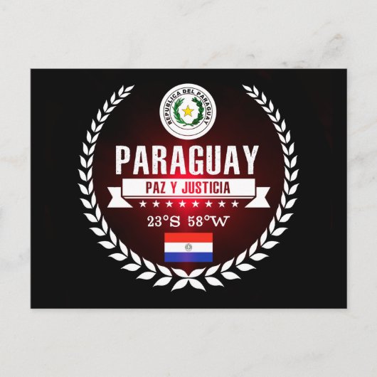 パラグアイ ポストカード (正面)