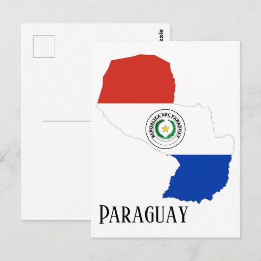 パラグアイ ポストカード (正面/裏面)
