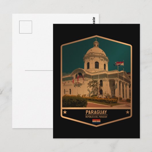 パラグアイ ポストカード (正面/裏面)