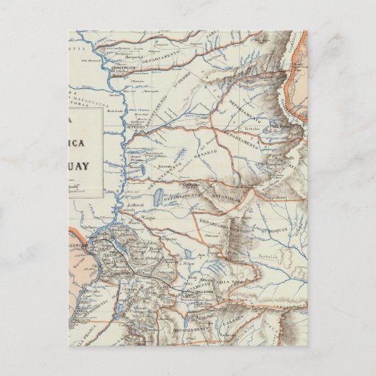パラグアイ ポストカード (正面)