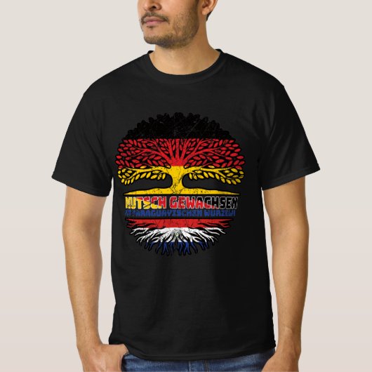 パラグアイParagayisch Deutschland Baum Tシャツ (正面)