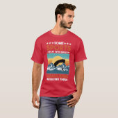 パラグライダーに必要なスポーツボール仲間3人 Tシャツ (正面フル)