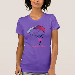 パラグライダーの妖精の女性のワイシャツ Tシャツ