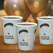 パラグライダーテーマグレーメタルルオスパーティー 紙コップ