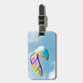 パラグライダーパーソナライズされた- ラゲッジタグ (正面縦)