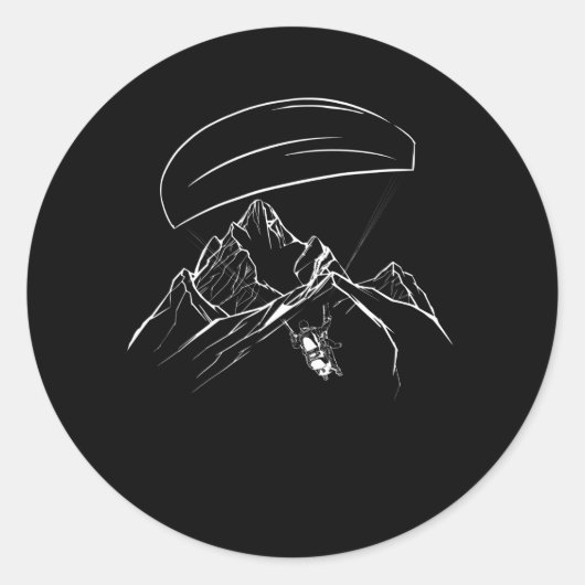 パラグライダー山グライドアドベンチャー ラウンドシール (正面)