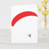 パラグライダー赤 – パラグライダー カード (黄色い花)