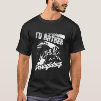パラグライダー+パラシュート+スカイ+空飛ぶ Tシャツ