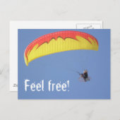 パラグライダー ポストカード (正面/裏面)