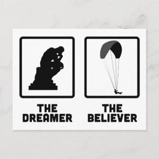 パラグライダー ポストカード