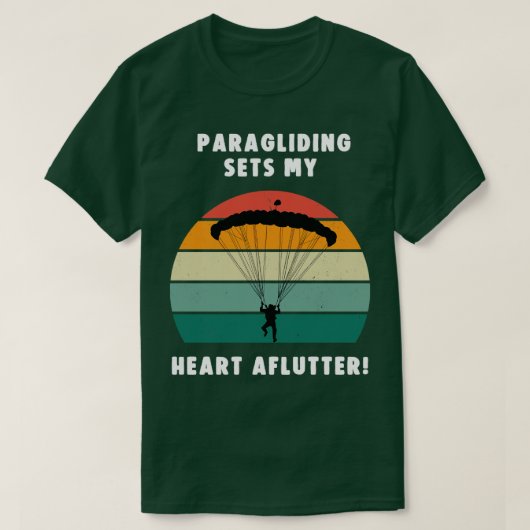 パラグライダーTシャツデザイン Tシャツ (デザイン正面)