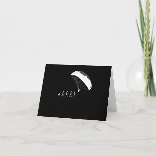 パラグライディングパラシュートの急激な進化 カード (正面)