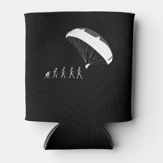 パラグライディングパラシュート急上昇の進化 缶クーラー (正面)