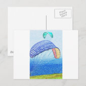 パラグライディング ポストカード (正面/裏面)