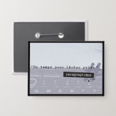 パラグラフのピン 缶バッジ (正面/裏面)