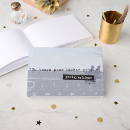 パラグラフ空白の本 ゲストブック