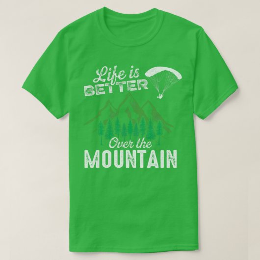 パラグリ飛んでいるングパイロット Tシャツ (デザイン正面)