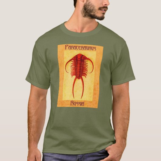 パラケラウルス 化石 三葉虫 Tシャツ (正面)