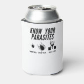 パラサイトを知る – アンチトランプTシャツ – ユニセックス 缶クーラー (缶裏面)