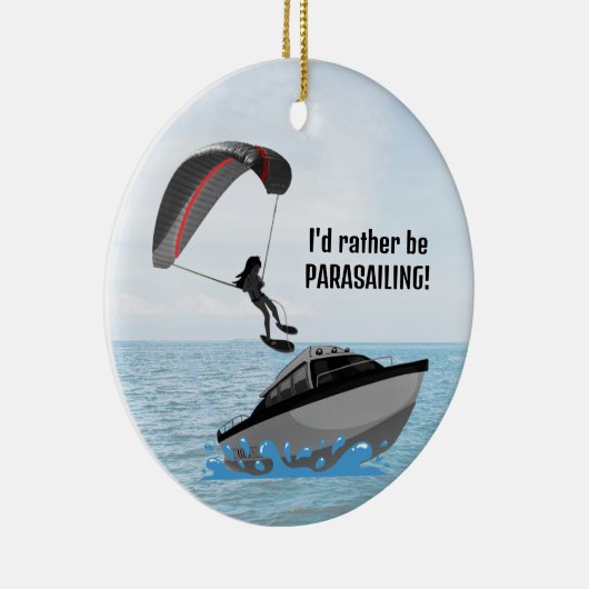 パラサイパーソナライズされたリングオーナメント セラミックオーナメント (右)